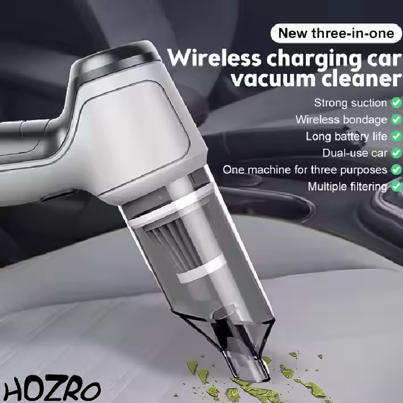 Aspirator Auto HOZRO, Model JB-107 – Putere Mare de Aspirație, Compact și Ușor de Utilizat, Ideal pentru Curățarea Rapidă a Mașinii HOZRO