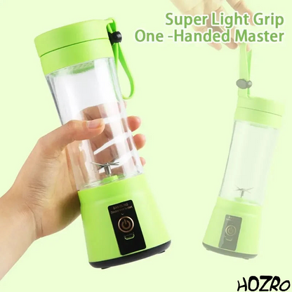 Mini Blender Portabil Electric HOZRO, cu Încărcare USB – Ideal pentru Sucuri, Smoothie-uri și un Stil de Viață Sănătos HOZRO