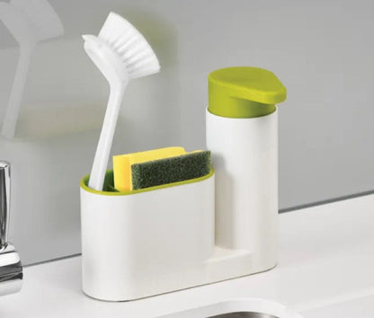 Organizator Chiuveta Cu Dispenser De Detergent Si Supot Pentru Burete🔥 BESTSELLS