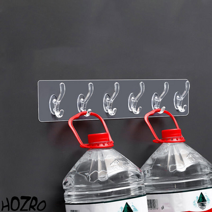 Cuier Adeziv Multifuncțional HOZRO, Rezistent și Ușor de Montat, Fără Găurire – Suport Practic pentru Haine, Prosoape, Ustensile sau Accesorii, Ideal pentru Baie, Bucătărie și Hol HOZRO