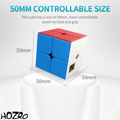 Cub Puzzle HOZRO, 3D 2x2 – Joc Logic și Educațional, Distractiv și Provocator, Design Ergonomic, Mișcare Fluidă și Potrivit pentru Toate Vârstele HOZRO