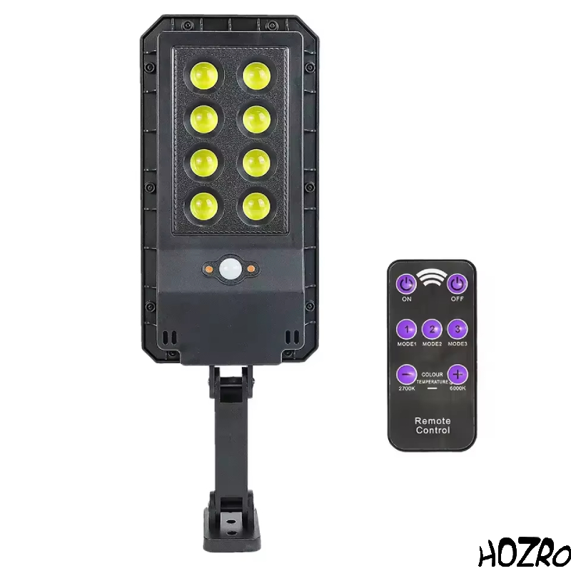 Lampă Solară LL 608 HOZRO, Iluminare LED Puternică, Încărcare Solară, Rezistentă la Intemperii HOZRO
