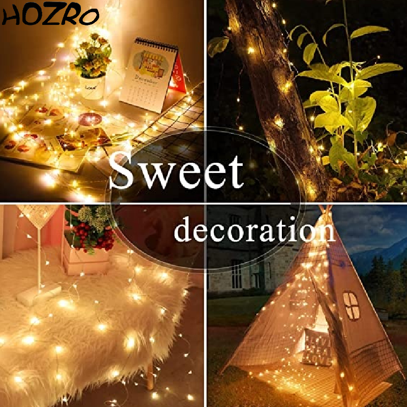 Lumini Tip Perdea LED HOZRO, 3 x 2 Metri, Rezistente la Apă IP65, Iluminare Decorativă RGB pentru Crăciun, Petreceri, Nunti și Evenimente Festive HOZRO