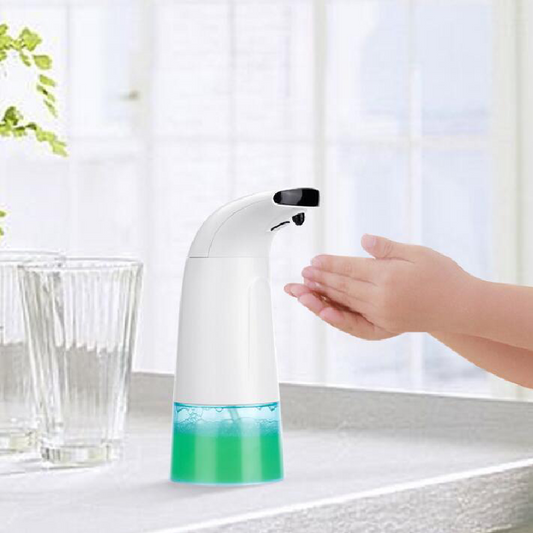 Dozator de Săpun HOZRO, Automat cu Senzor Infraroșu – Distribuire Igienică fără Atingere, Rezervor Generos, Design Modern și Funcționare pe Baterii, Ideal pentru Bucătărie și Baie HOZRO