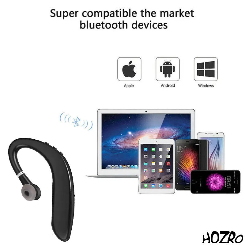 Căști Wireless HOZRO, Model S-109 – Sunet Clar și Bass Puternic, Confort Ergonomic, Microfon Încorporat și Compatibilitate Universală cu Smartphone, Tabletă și Laptop HOZRO