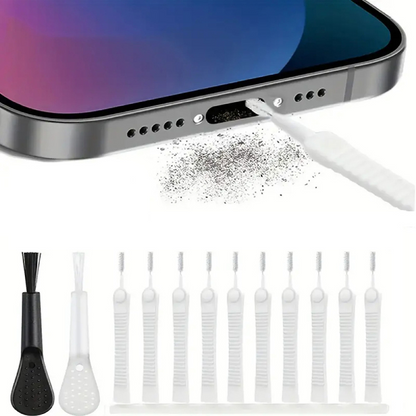 Trusă Curățare Telefon HOZRO, Kit Complet cu Perie, Lavetă Microfibră și Soluție de Curățare pentru Ecrane și Gadgeturi HOZRO