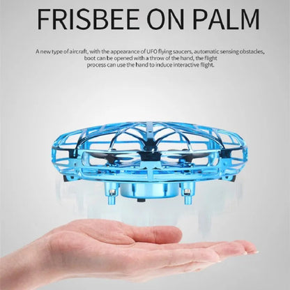 Mini dronă UFO BLUE cu lumină LED și control prin gesturi – Distracție și tehnologie în palmă BESTSELLS