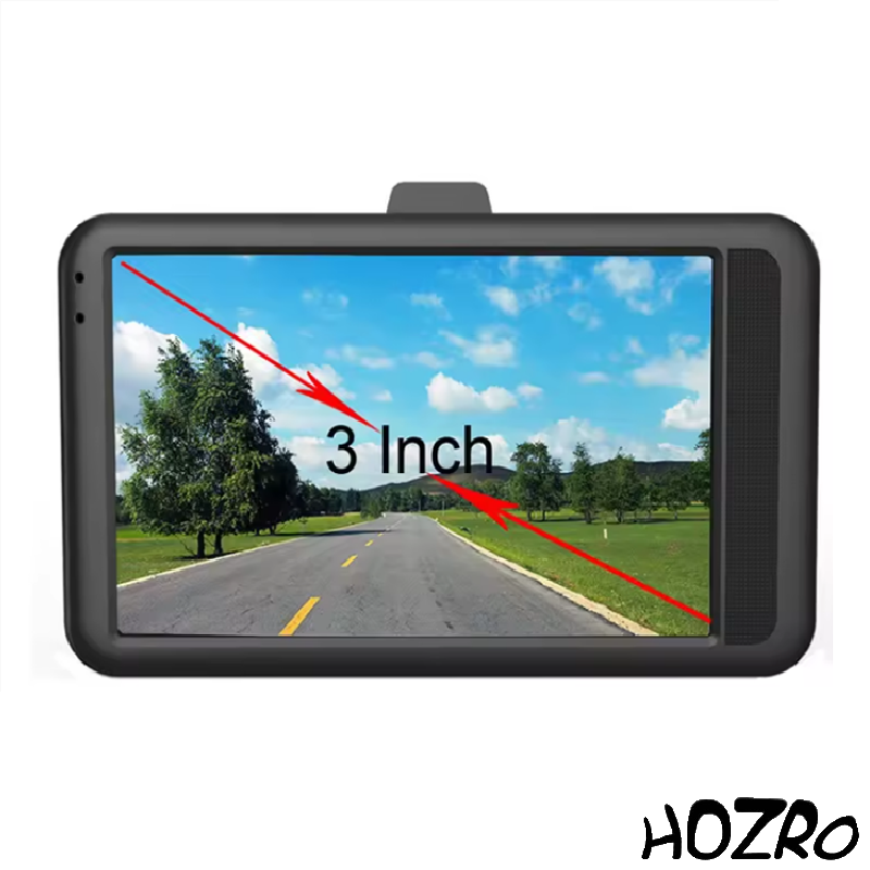 Cameră Auto WDR HOZRO, Full HD cu Unghi Larg, Night Vision și Senzor de Mișcare – Înregistrare Clară Zi și Noapte, Protecție Avansată în Trafic și Funcție de Monitorizare la Parcare HOZRO