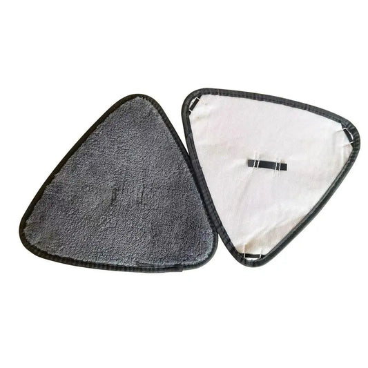 Set de 3 Lavete Mop Triunghi HOZRO, Culoare Gri Eleganta, Material Absorbant de Inalta Calitate, Ideal pentru Curatarea Eficienta a Colturilor si Suprafetelor Dificile, Usor de Intretinut si Durabile pentru Utilizare Zilnica HOZRO