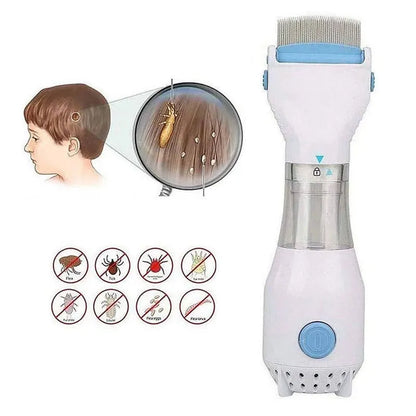 Pieptene Aspirator împotriva Păduchilor și Paraziților – Soluția Rapidă și Eficientă pentru Păduchi și Paraziți! BESTSELLS