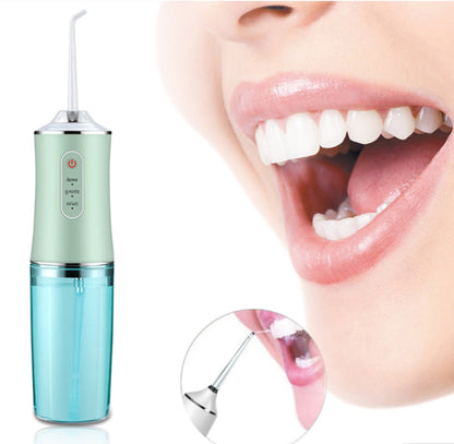 Irigator Bucal Portabil HOZRO, 3 Moduri de Intensitate, Rezistent la Apă, 220ml, Compact și Ușor de Folosit – Curățare Eficientă și Practică a Dinților și Gingiei HOZRO