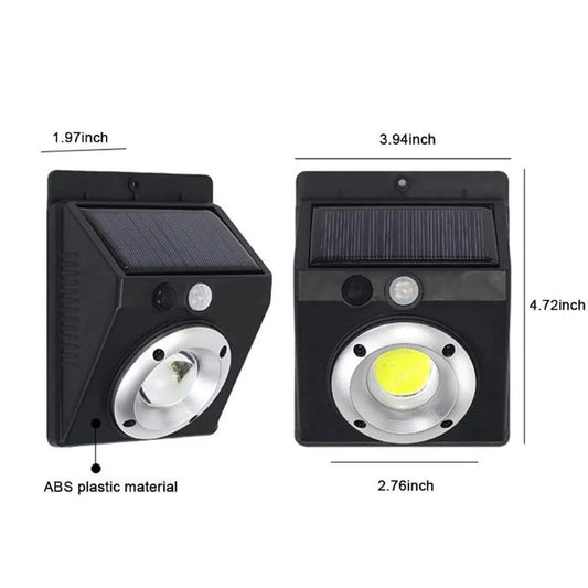 Lampă Solară de Perete LF-1628 – COB LED, Senzor PIR de Mișcare, IP65, Ideală pentru Curte, Gard sau Garaj BESTSELLS