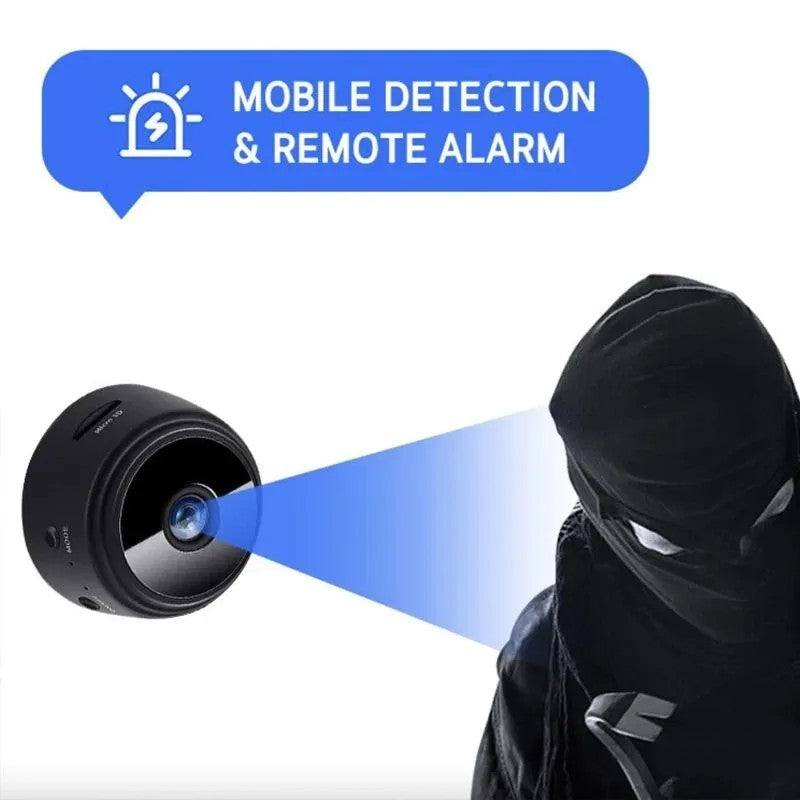 Mini Cameră de Supraveghere WiFi – 1080p Full HD, Night Vision, Senzor de Mișcare BESTSELLS