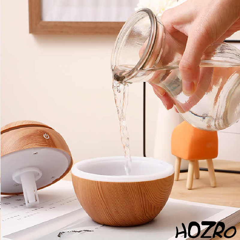 🌿 Aromaterapie HOZRO, Model098 Bej – Difuzor Elegant pentru Relaxare, Meditație și Atmosferă Plăcută în Dormitor, Living sau Birou, cu Design Modern și Funcționare Silențioasă HOZRO