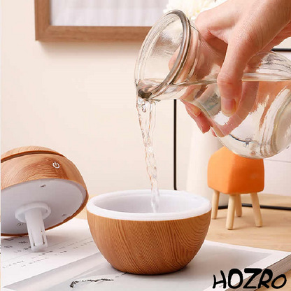 🌿 Aromaterapie HOZRO, Model098 Bej – Difuzor Elegant pentru Relaxare, Meditație și Atmosferă Plăcută în Dormitor, Living sau Birou, cu Design Modern și Funcționare Silențioasă HOZRO
