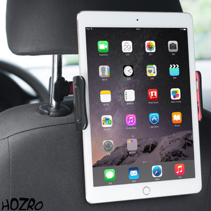 Suport Auto Universal HOZRO, pentru Telefon – Prindere pe Tetiere, Clip din Plastic Ușor, Reglabil și Stabil, Ideal pentru Pasagerii din Spate HOZRO