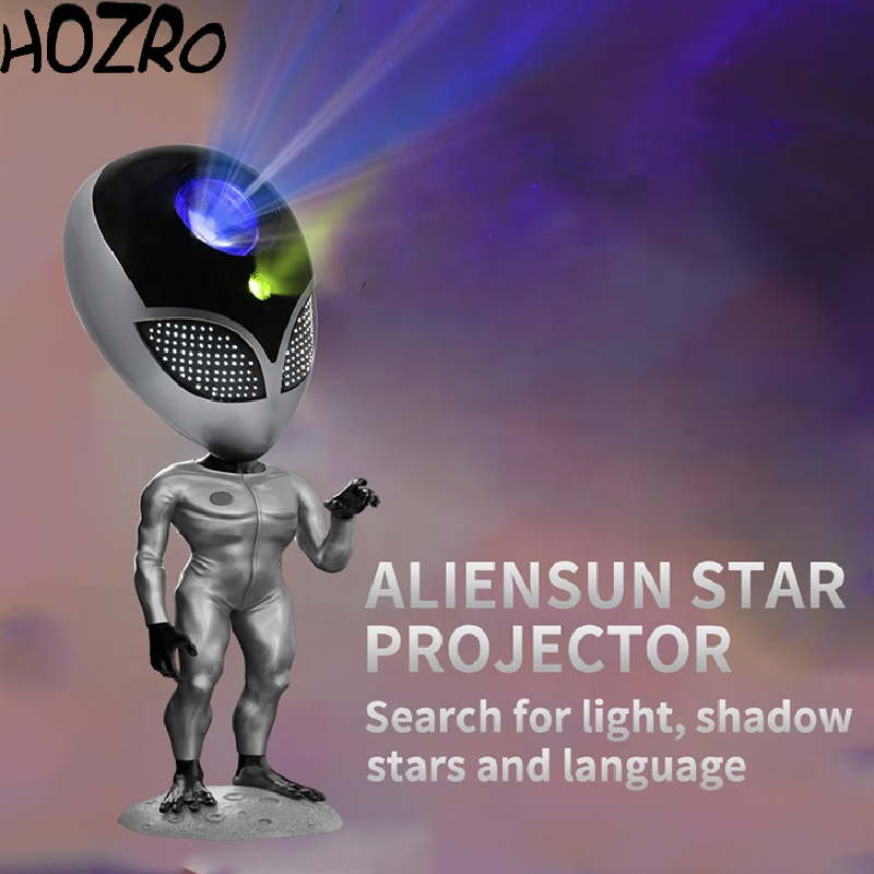 Proiector HOZRO, Model Alien Galaxy  Lampă de Proiecție cu Efect de Stele și Galaxii, Design Futuristic HOZRO