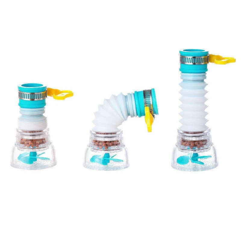 Filtru de apa pentru robinet, rotativ 360°, anti-crapare, compatibil doar cu robinete rotunde BESTSELLS