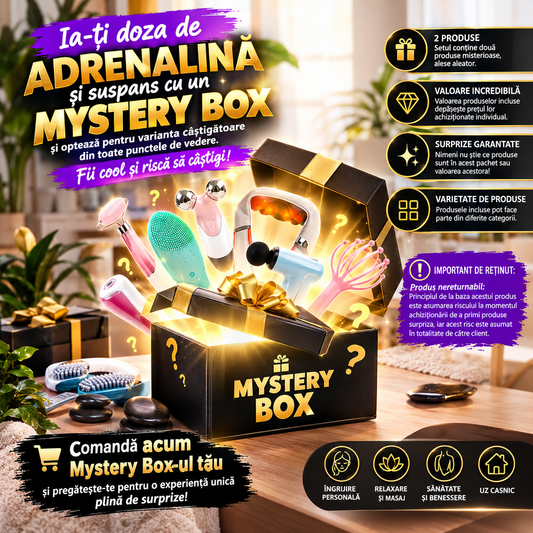 🎁 MYSTERY BOX: Doza Ta de Adrenalină și Relaxare Totală! HOZRO