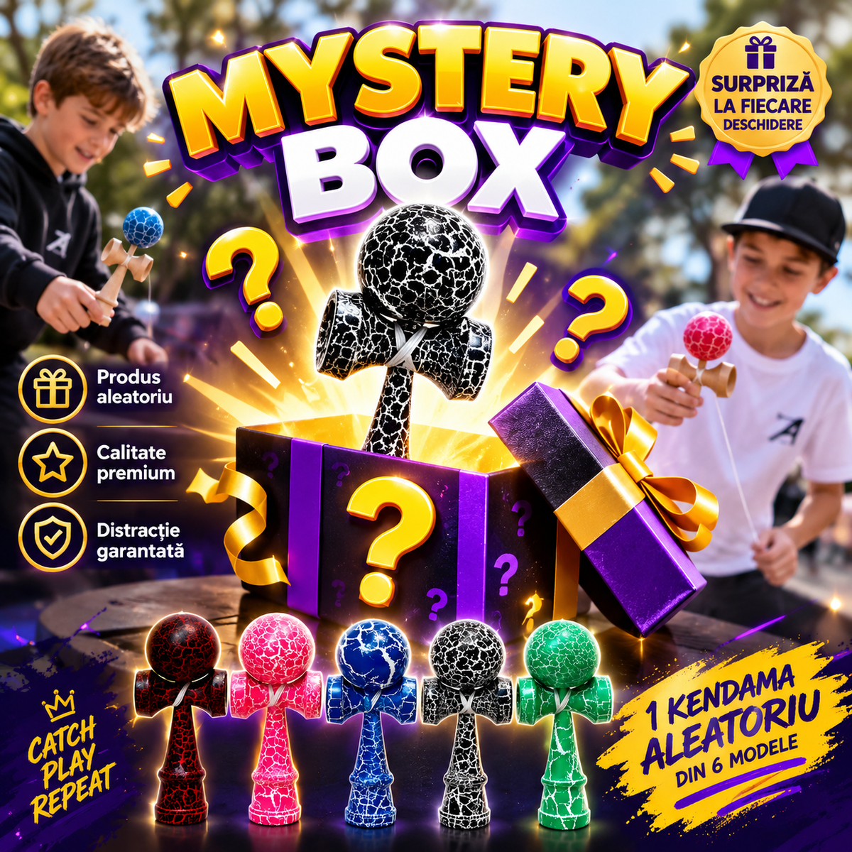 🎲 MARELE JACKPOT AL TRICK-URILOR! Kendama Mystery – Descoperă Emoția Surprizei Supreme! ⚡ HOZRO