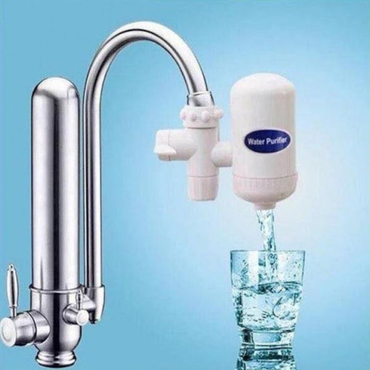 Adaptor Robinet cu Filtru de apă HOZRO, din plastic, sistem de filtrare eficient pentru reducerea impurităților, clorului și mirosurilor neplăcute, montare rapidă fără unelte, design compact și durabil, ideal pentru îmbunătățirea gustului apei potabile HOZRO