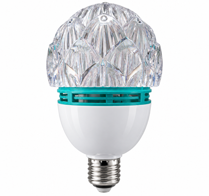 Bec rotativ proiector multicolor LED RGB 3W E27 BESTSELLS