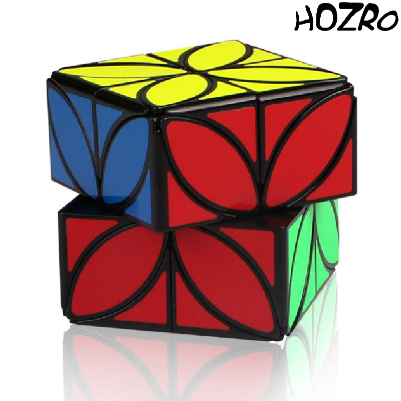 Cub Puzzle 3D HOZRO, Jucărie Antistres și Logică, Design Colorat cu Model Floral HOZRO