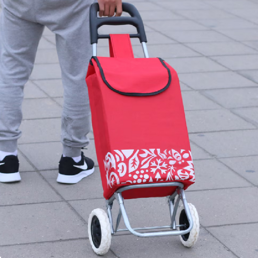 Cărucior de Cumpărături Pliabil HOZRO, Rezistent și Ergonomic, cu Roți Silențioase, Capacitate Mare și Design Compact pentru Transport Facil, Ideal pentru Supermarket, Piață sau Drumuri Urbane HOZRO