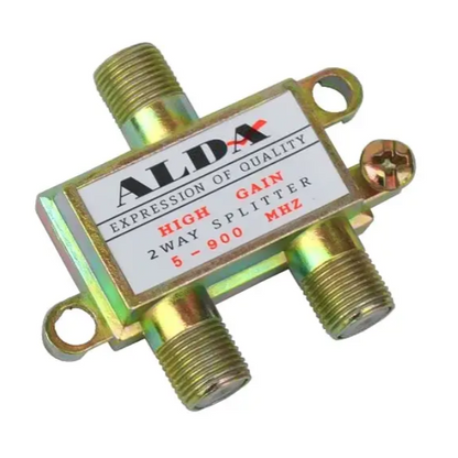 Splitter TV 2 cai, Alda, 3 x F, 5-900 MHz BESTSELLS