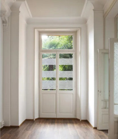 🌟 Autocolant Geam Blurat HOZRO – Eleganță, Intimitate și Design Modern, Alb semi-transparent HOZRO