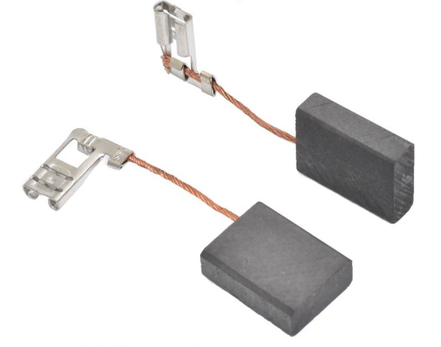 Set 2 Perii Colectoare Carbuni 6X12X20.5 mm - Papuc 90° Ø 6.3mm BESTSELLS