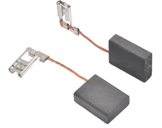 Set 2 Perii Colectoare Carbuni 6X12X20.5 mm - Papuc 90° Ø 6.3mm BESTSELLS