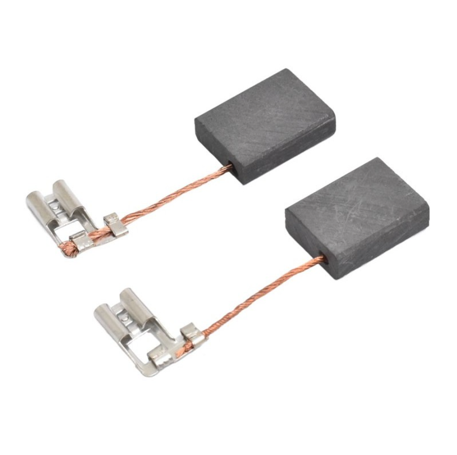 Set 2 Perii Colectoare Carbuni 6X12X20.5 mm - Papuc 90° Ø 6.3mm BESTSELLS