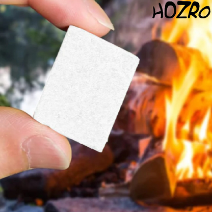 Set 48 Cuburi HOZRO, pentru Aprins Focul – Combustibil Rapid și Sigur pentru Grătare, Șeminee și Camping HOZRO
