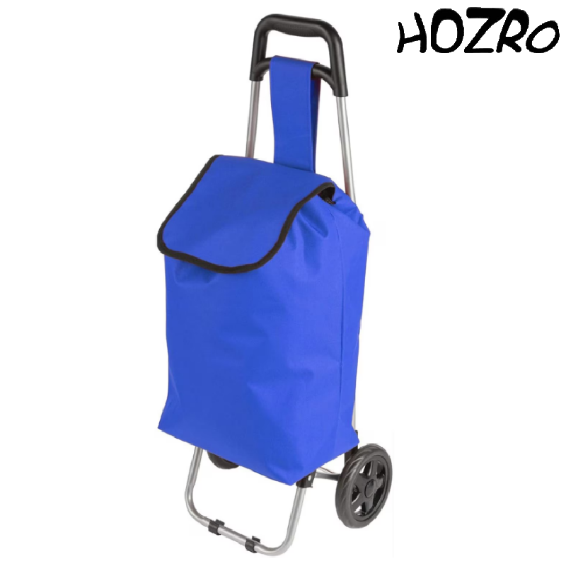 Cărucior de Cumpărături Pliabil HOZRO, Rezistent și Ergonomic, cu Roți Silențioase, Capacitate Mare și Design Compact pentru Transport Facil, Ideal pentru Supermarket, Piață sau Drumuri Urbane HOZRO