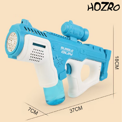 Pistol HOZRO, pentru Baloane „Baster Blue” — Pistol de Apă Compact, Rapid și Sigur pentru Jocuri în Aer Liber, Reîncărcabil cu Baloane Instant, Mecanism Anti-Scurgere și Design Ergonomic Albastru HOZRO