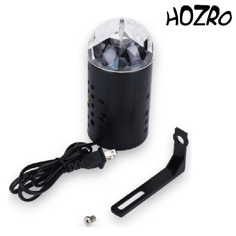 Proiector Disco HOZRO, cu LED-uri Multicolore, Rotire Automată și Efecte de Lumină Dinamică – Ideal pentru Petreceri, Cluburi, Karaoke, Nuntă și Evenimente HOZRO