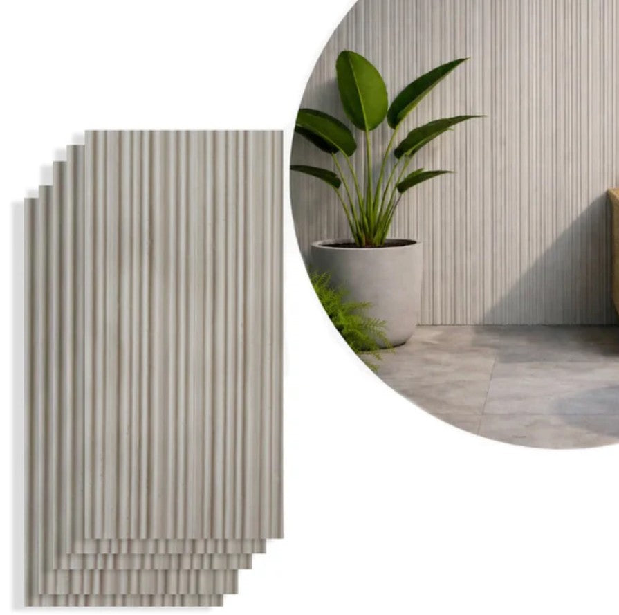 Panouri Decorative Exterior HOZRO, Soft Stone Skin 60 x 120 cm – Finisaj Elegant Tip Piatră, Fațade Moderne, Model 601 HOZRO