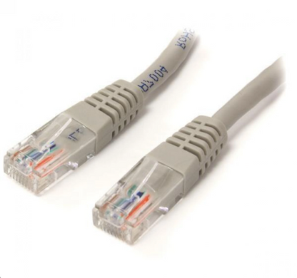 Cablu UTP gri cu conectori RJ45