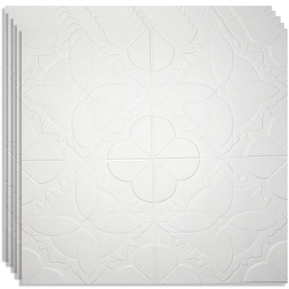 Tapet 3D autoadeziv, Model imitatie caramida, design modern, foarte usor de montat, Alb-147 HOZRO