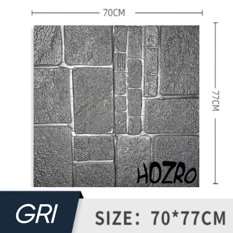 Tapet 3D autoadeziv, Model imitatie caramida, design modern, foarte usor de montat, TG-020 HOZRO