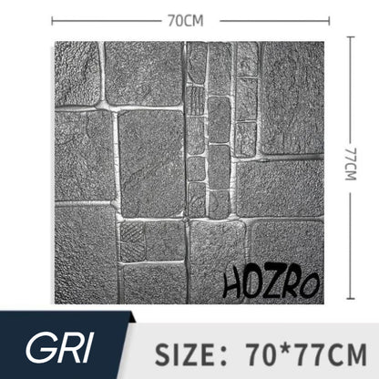 Tapet 3D autoadeziv, Model imitatie caramida, design modern, foarte usor de montat, TG-020 HOZRO