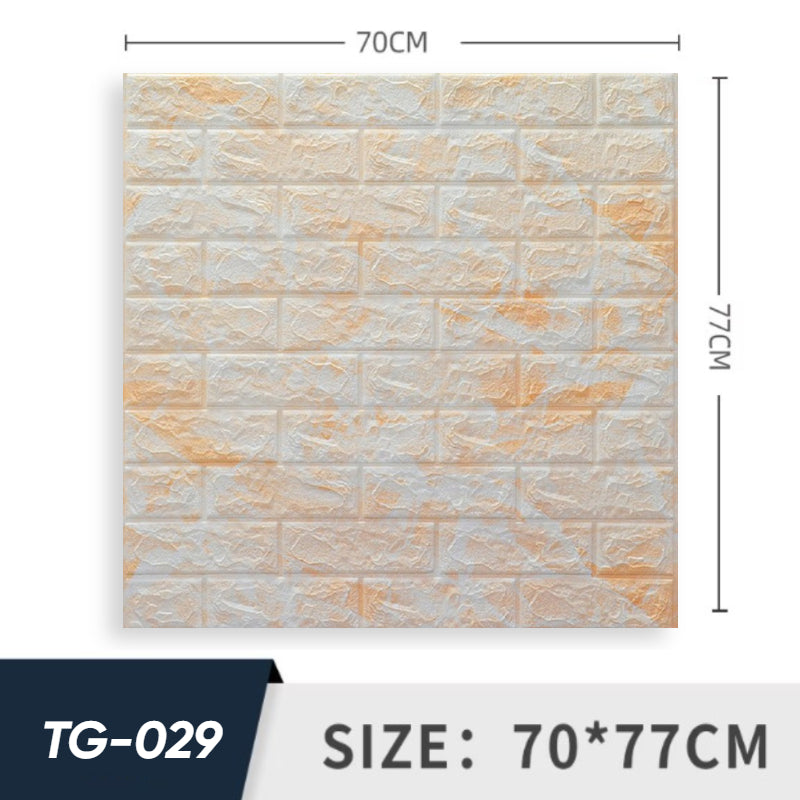 Tapet 3D autoadeziv, Model imitatie caramida, design modern, foarte usor de montat, TG-029 HOZRO