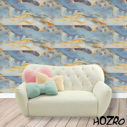 Tapet imitatie Marmura decorativa, autoadezive, model abstract, 30x60 cm, 250-1 HOZRO