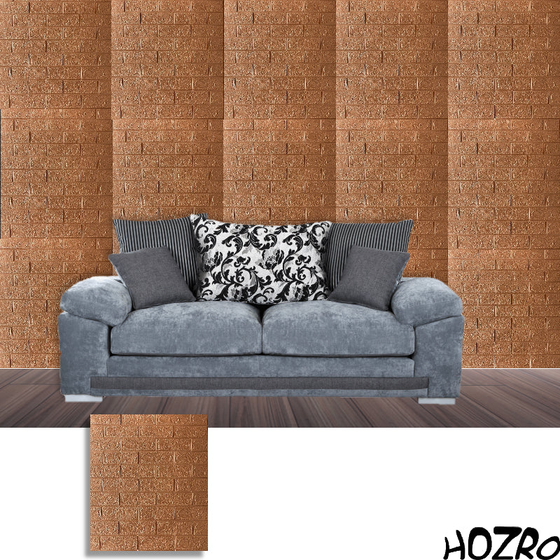 Tapet 3D autoadeziv HOZRO, Model imitatie caramida, design modern, foarte usor de montat, Tapet 3D autoadeziv HOZRO, Model imitatie caramida, design modern, foarte usor de montat, K7373-13 HOZRO