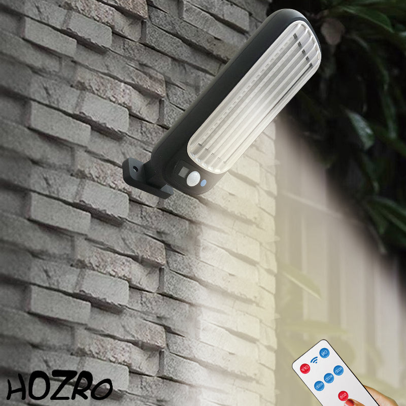 Lampă Solară HOZRO, Model GL-84069, 100 LED – Iluminat Exterior Puternic, Rezistent la Intemperii, Cu Senzor de Mișcare și Încărcare Solară HOZRO