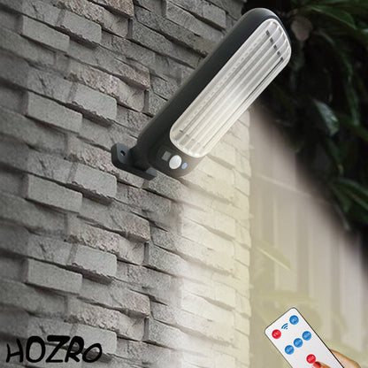 Lampă Solară HOZRO, Model GL-84069, 100 LED – Iluminat Exterior Puternic, Rezistent la Intemperii, Cu Senzor de Mișcare și Încărcare Solară HOZRO