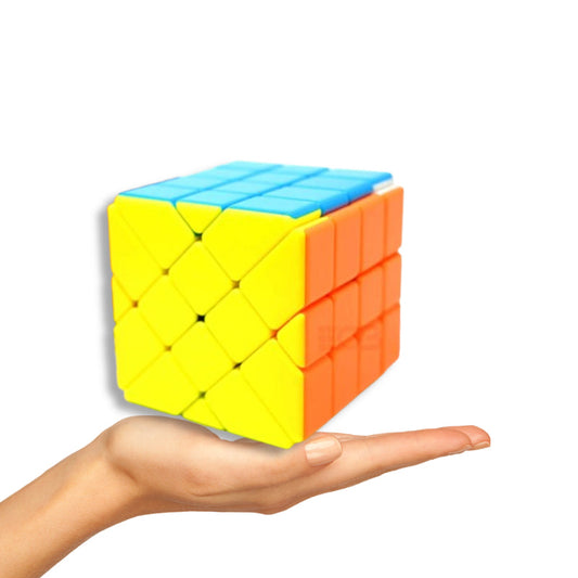 Cub Puzzle 4x4x4 HOZRO, Jucărie Logică și Antistres, Design Colorat 3D HOZRO