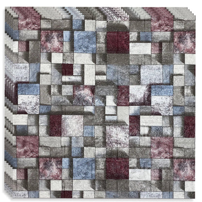 Tapet 3D autoadeziv HOZRO, Model imitatie caramida, design modern, foarte usor de montat HOZRO