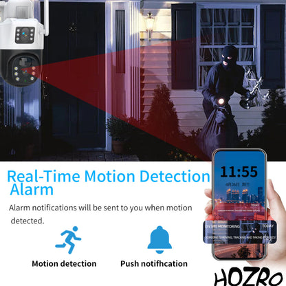 Cameră de Supraveghere HOZRO, Model TP15-4G cu Conectivitate 4G, Monitorizare HD, Detecție Mișcare Inteligentă și Acces Remote prin Aplicație Mobilă – Ideală pentru Locuințe, Birouri și Spații Comerciale HOZRO